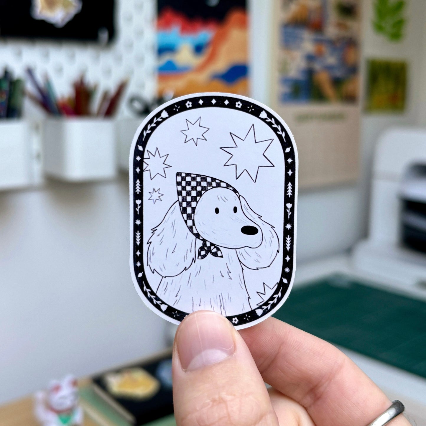 Dog Portrait Sticker