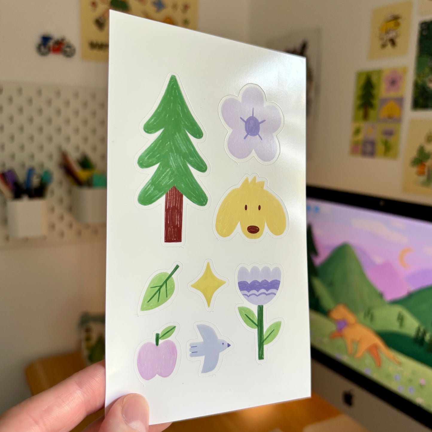Cute Things Sticker Sheet
