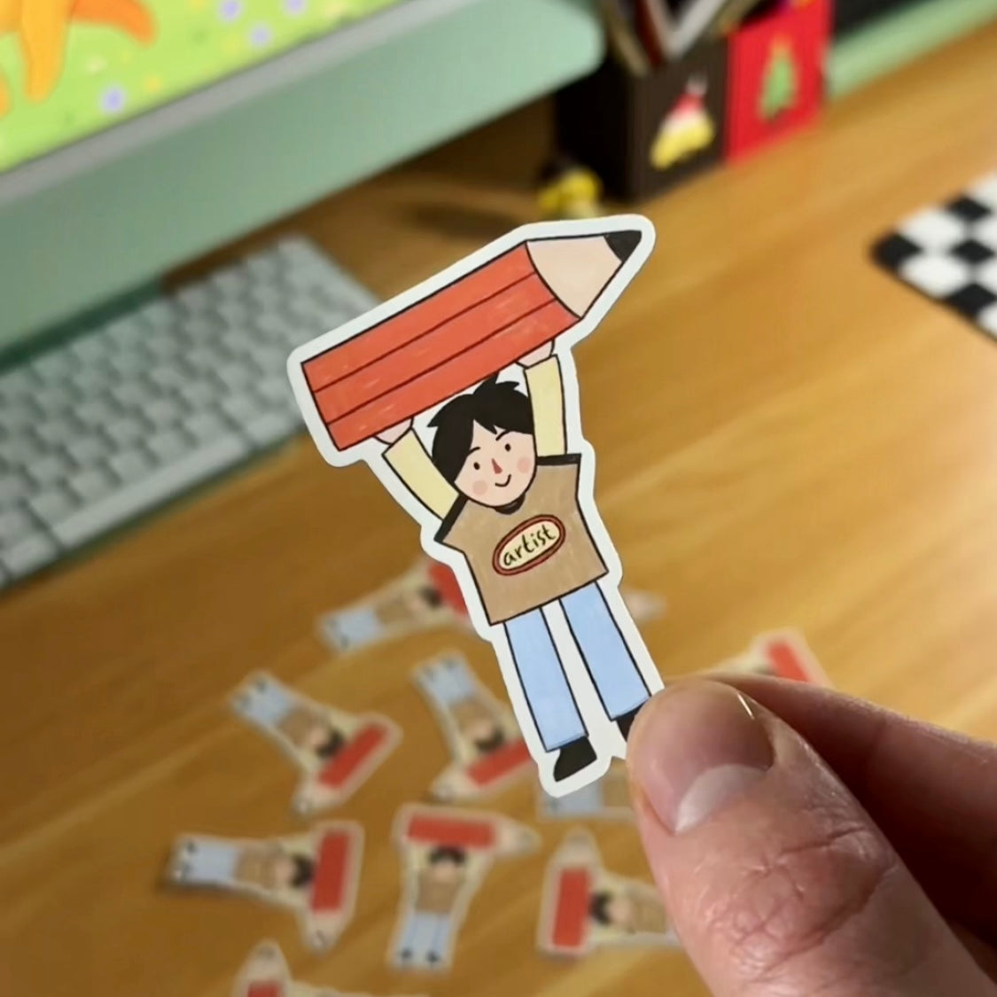 Little Artist Sticker