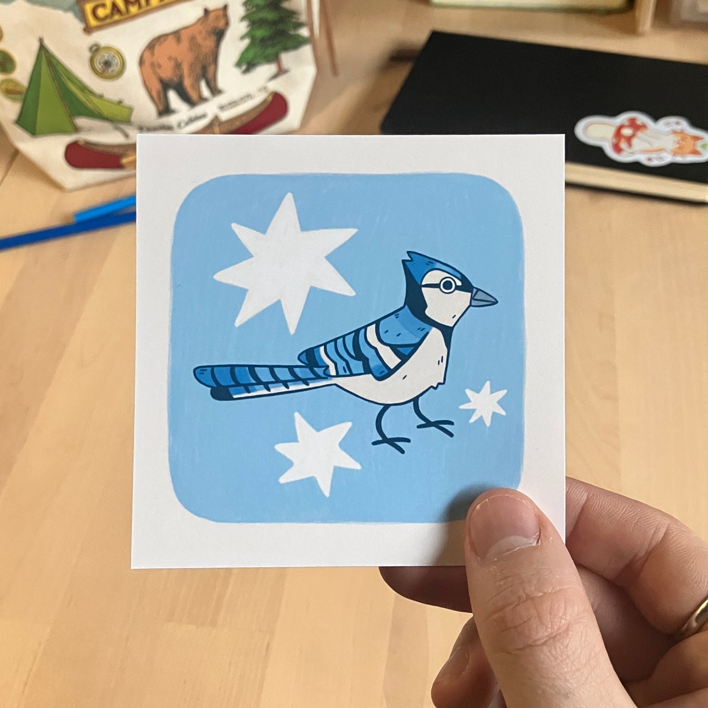 Blue Jay Mini Print