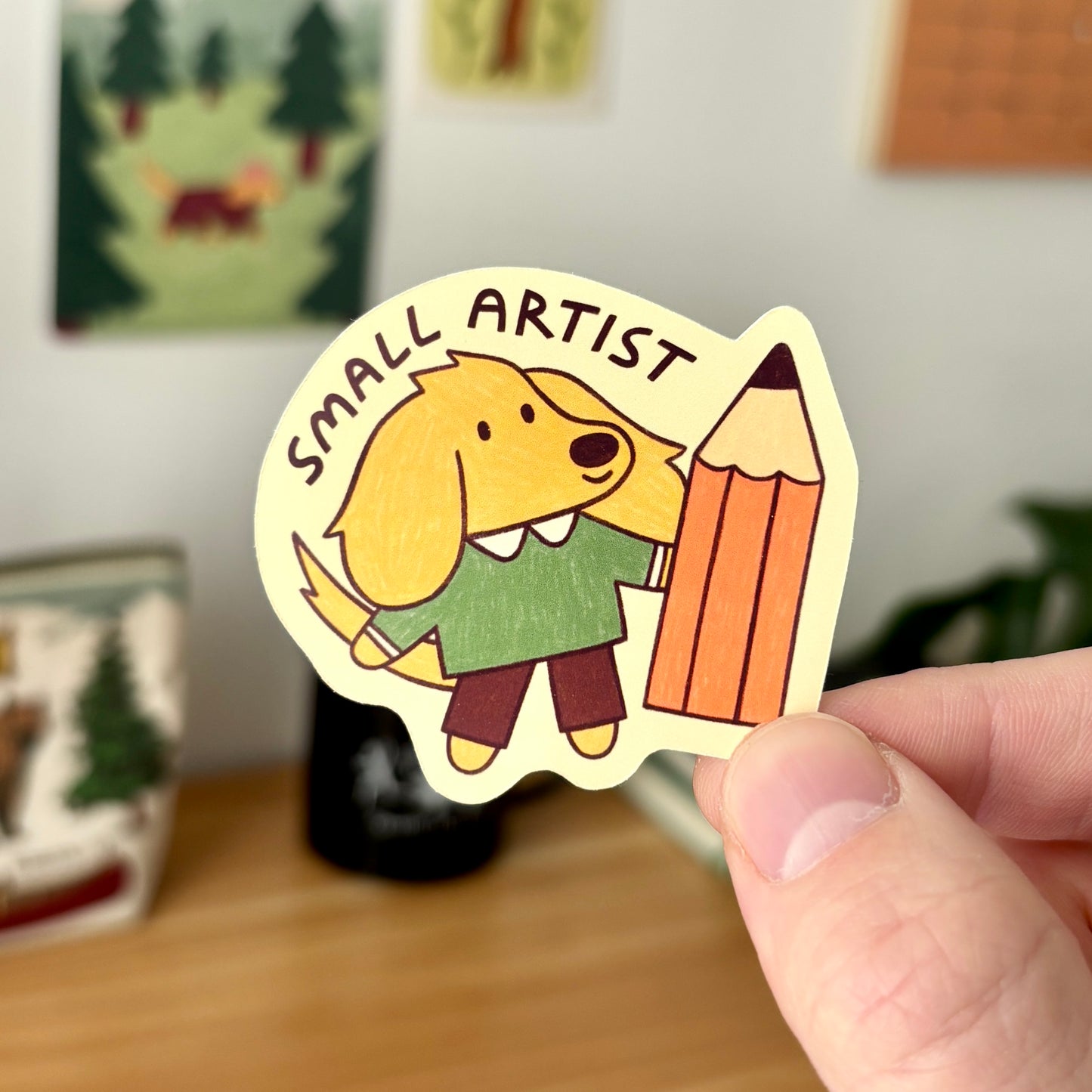 Small Artist Sticker