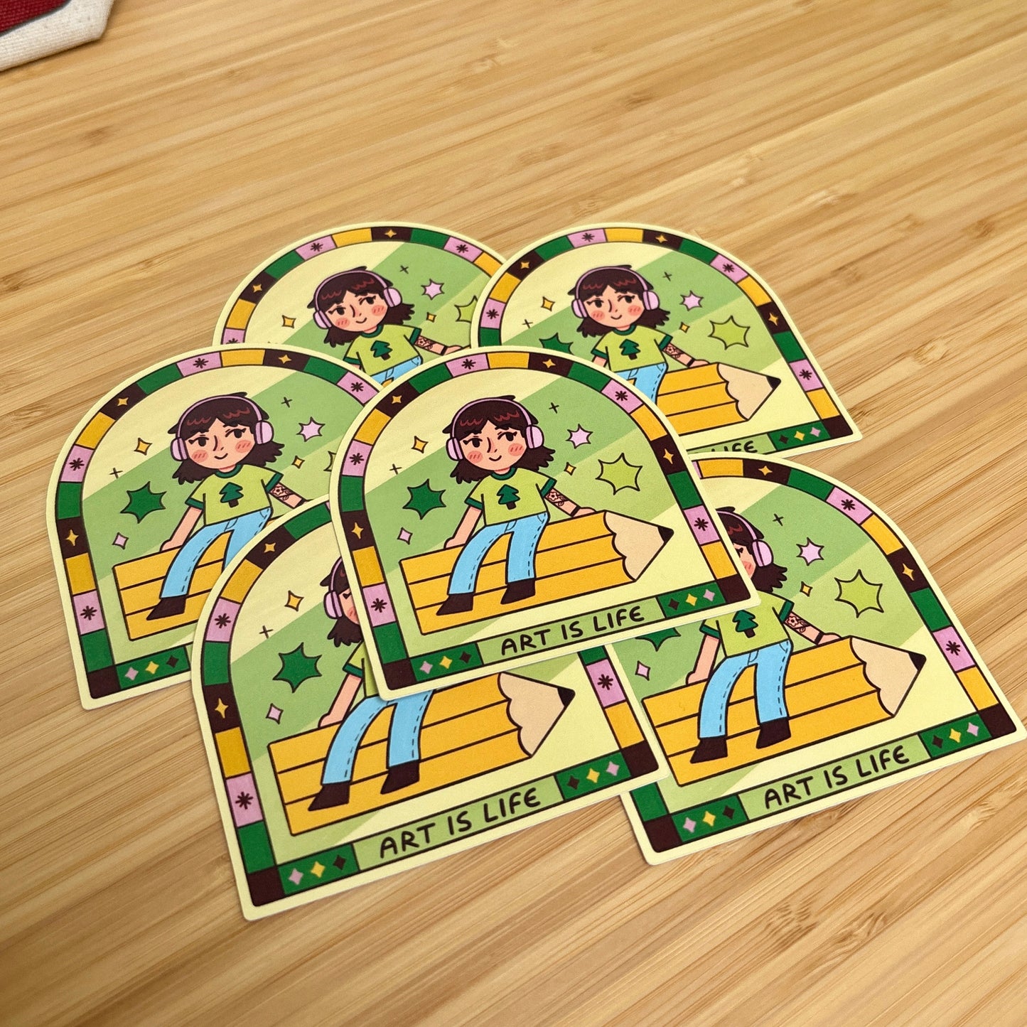 Art is Life Sticker