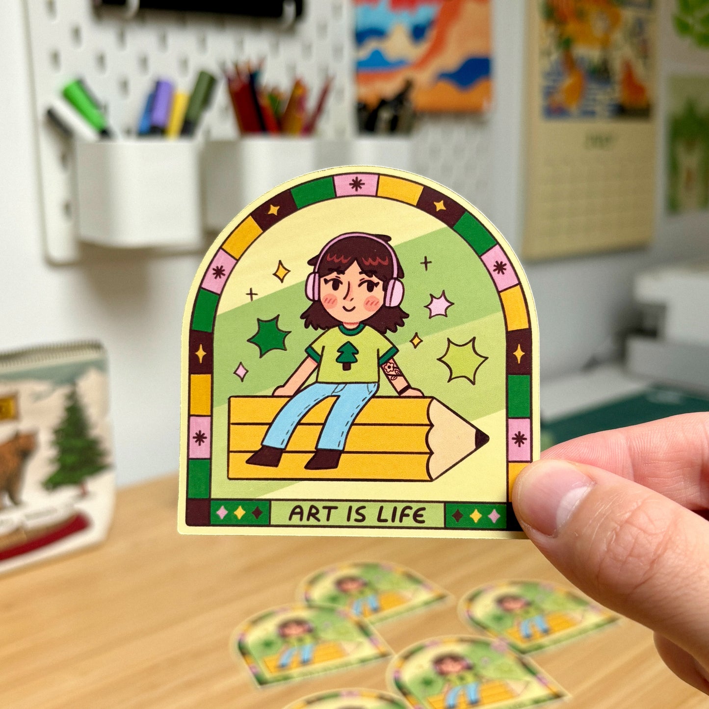 Art is Life Sticker
