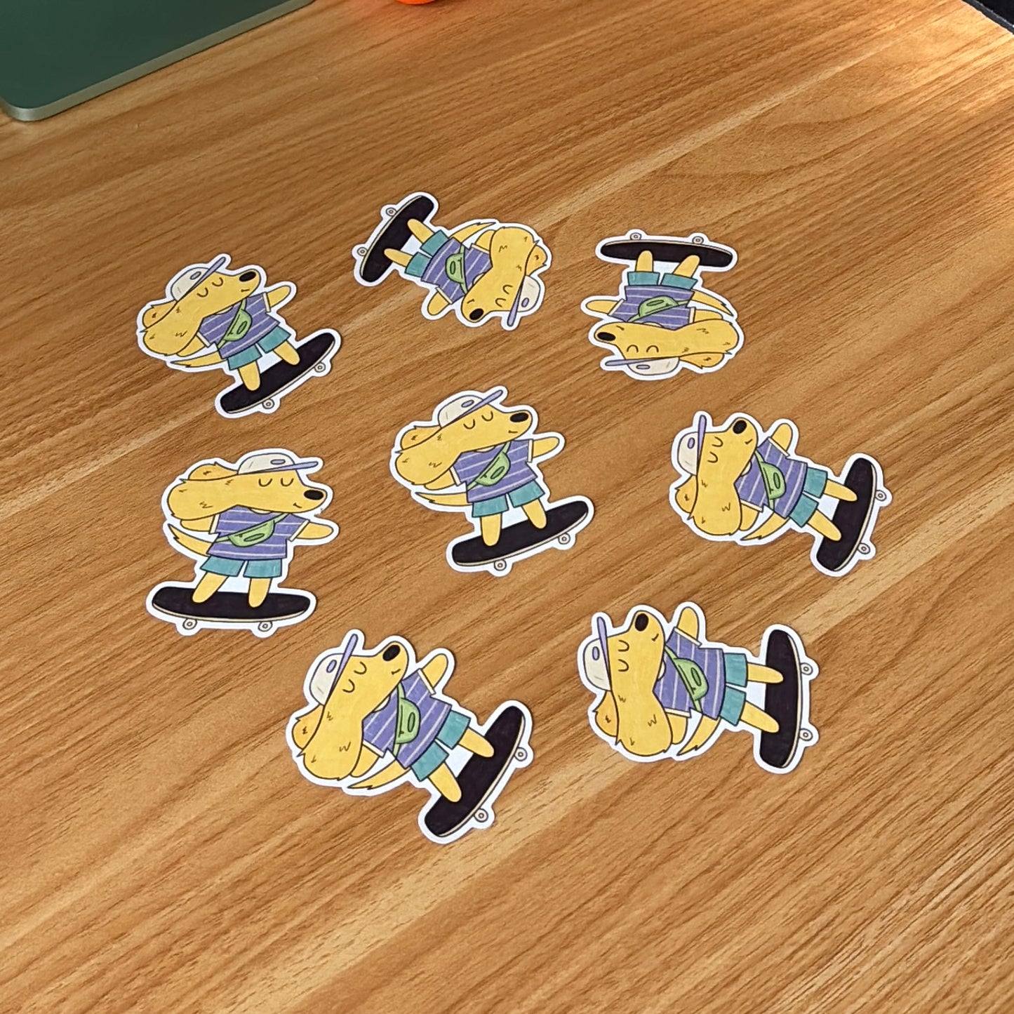 Skater Dog Sticker