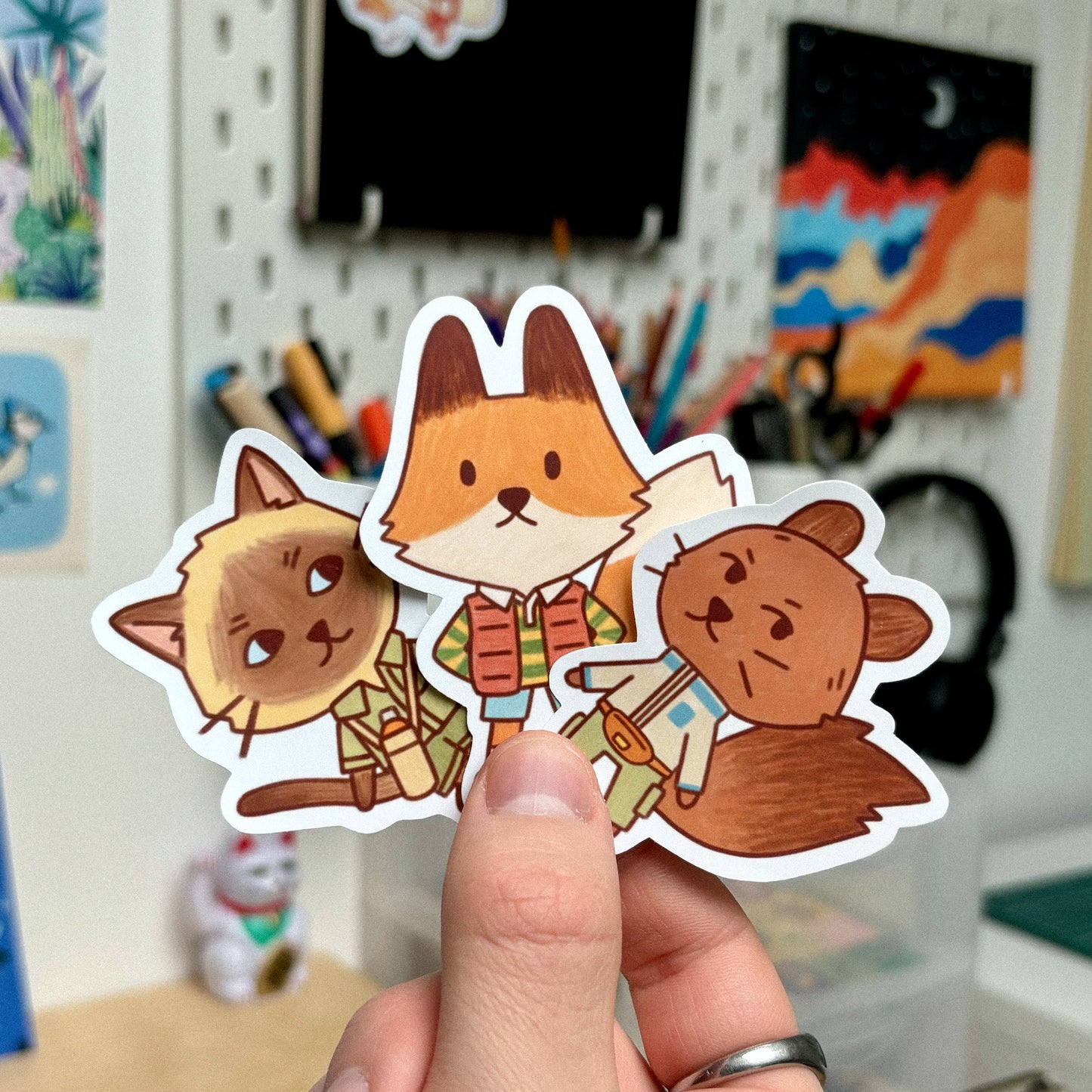 Adventure Friends Pack de 3 Stickers