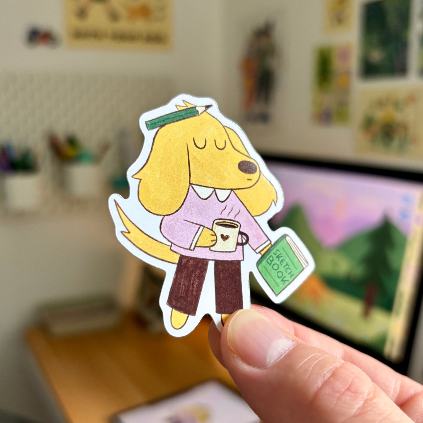 Very Serious Artist Sticker