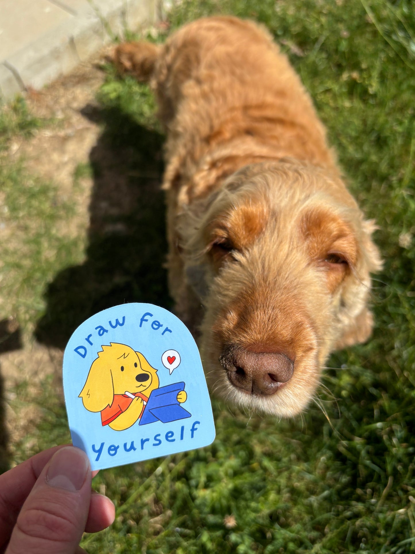 Draw For Yourself Sticker