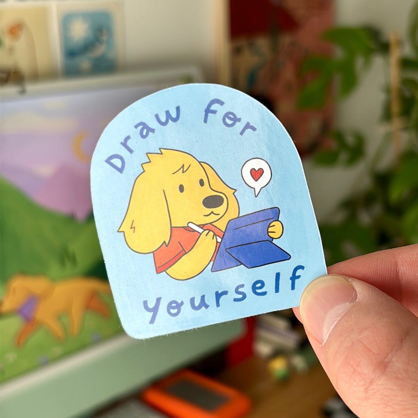 Draw For Yourself Sticker