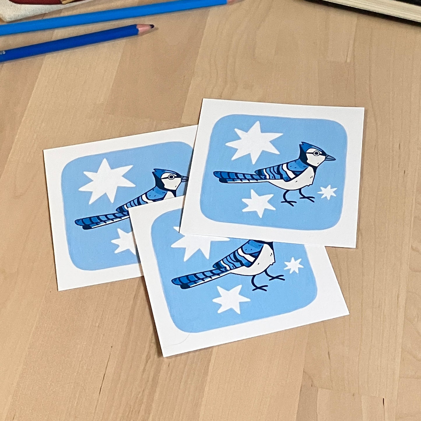 Blue Jay Mini Print