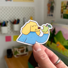 Apple Time Sticker