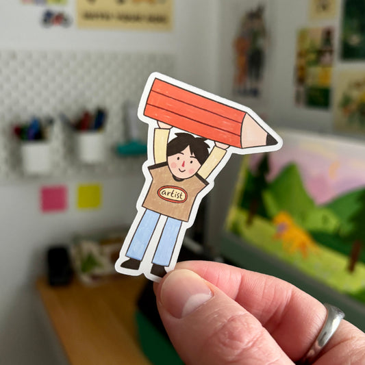 Little Artist Sticker