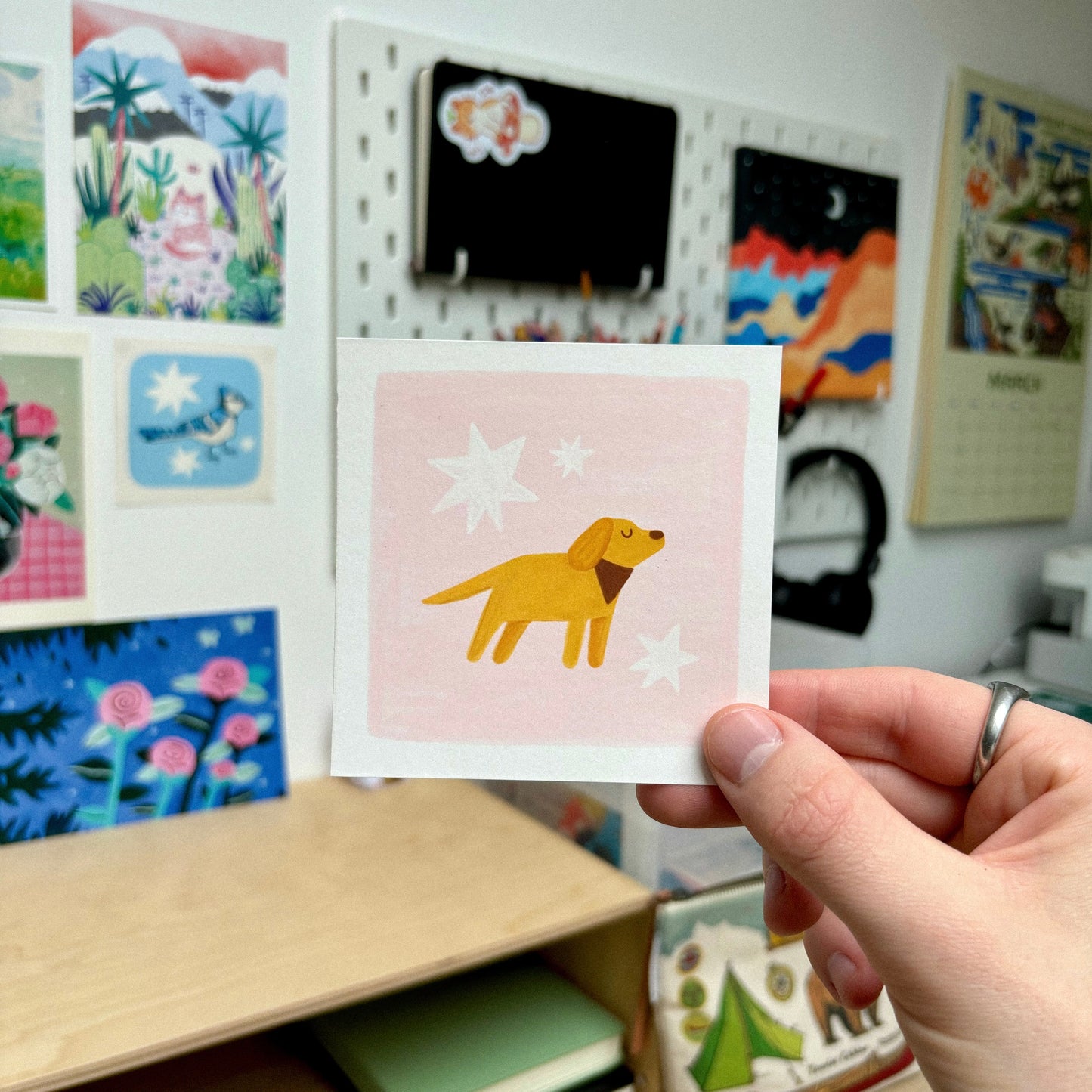 Cute Dog Mini Print