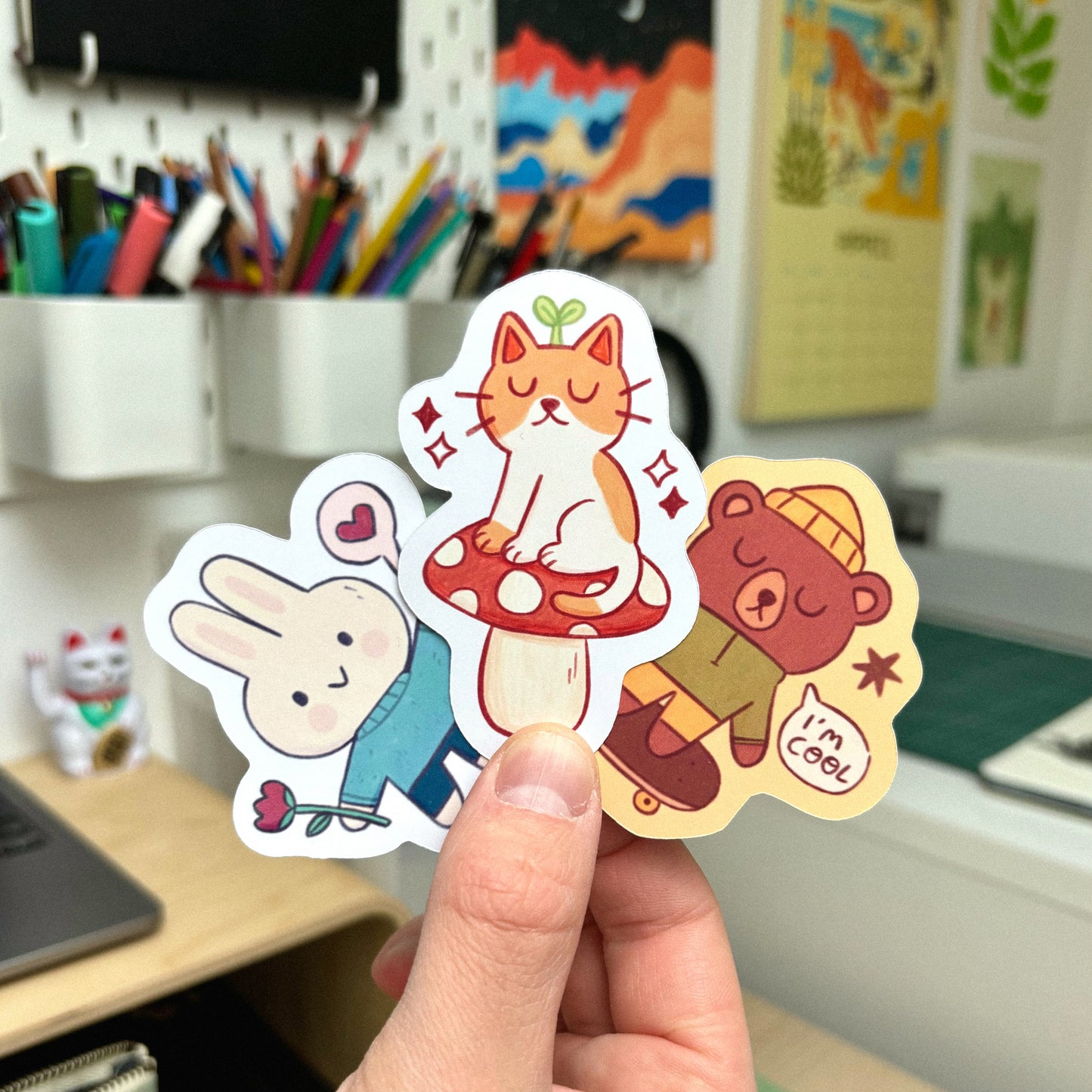 Best Friends Pack of 3 Stickers